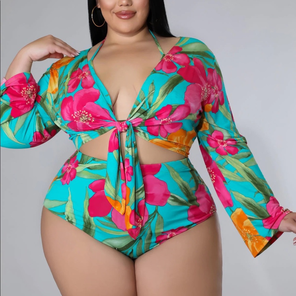 Aloha Cutie 3 Piece Swimsuit